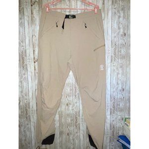 LOKI Solved Men's Ski Pants Size XL Belted Zipper Pockets